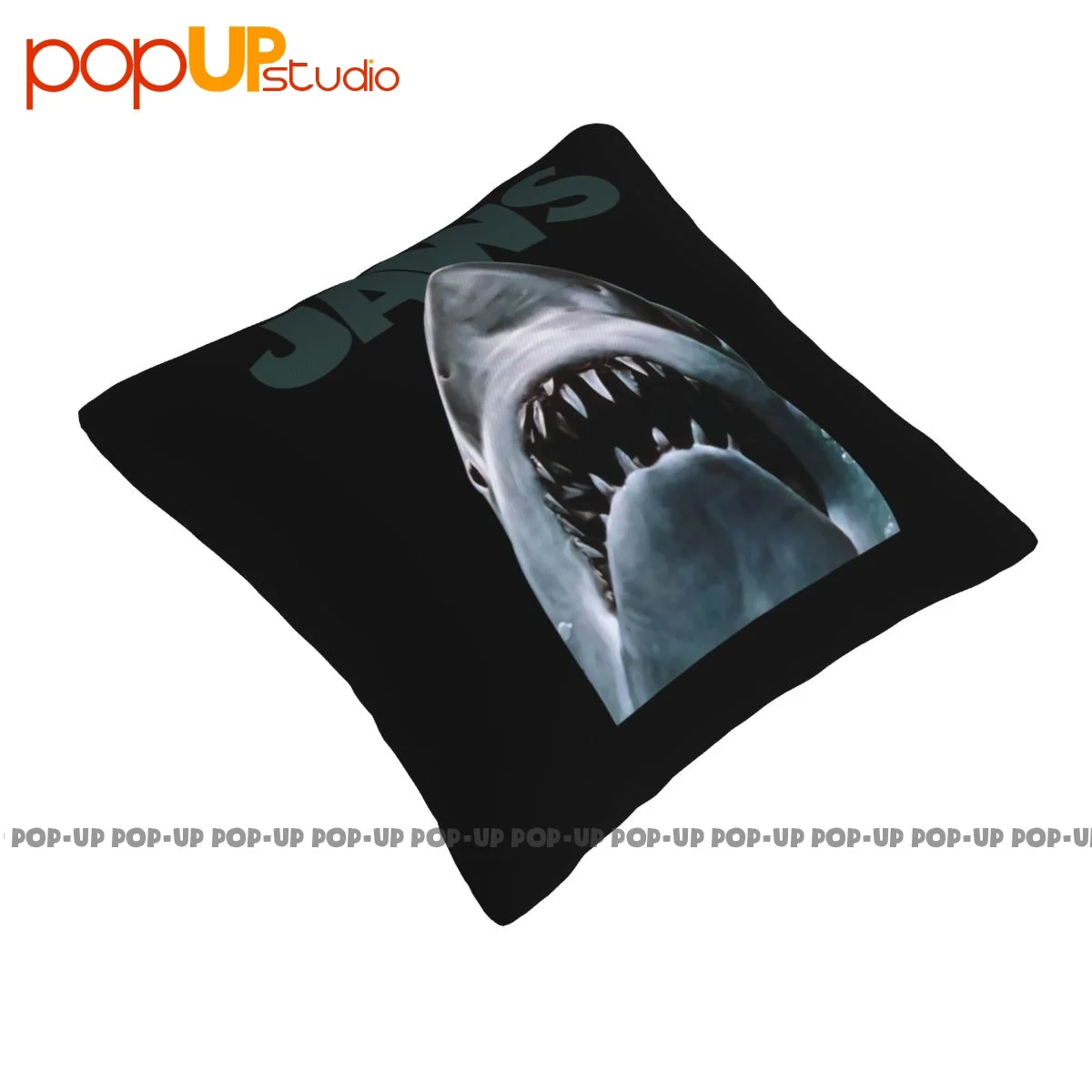 Cozy Jaws Terror In The Deep Shark Movie Pillowcase Throw Pillow Cover Creative Customized Anti-Bacterial