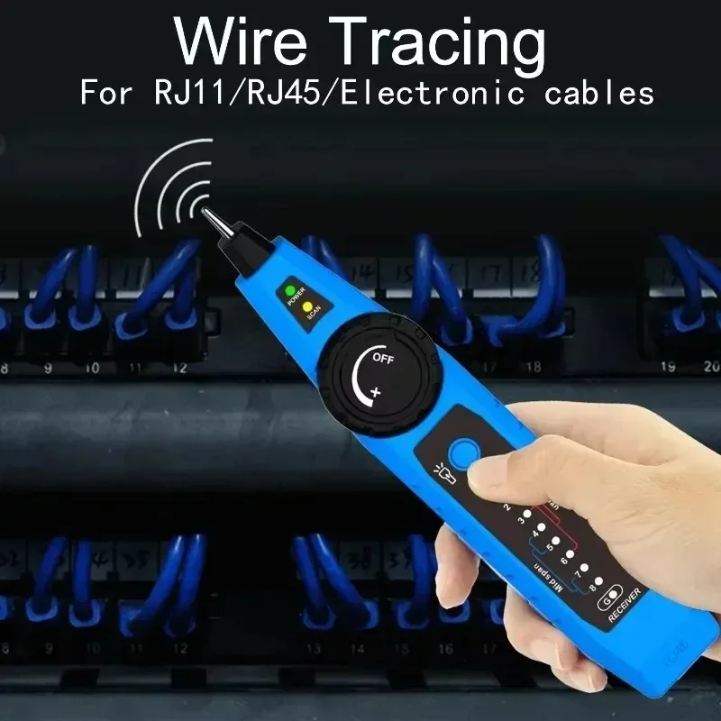 NOYAFA Network Cable Tester NF-810 Cable Tracker RJ45 RJ11 Wire Tracer Ethernet LAN Anti-Interference Line Finder Networ view 2