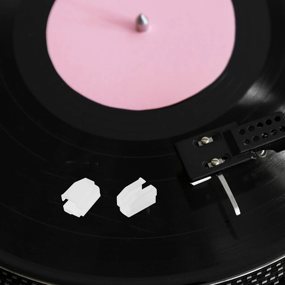 

4Pcs Record Player Needle Protective Covers Reusable Stylus Protectors Smooth Fit for Turntable Stylus Protection Home Dj Use