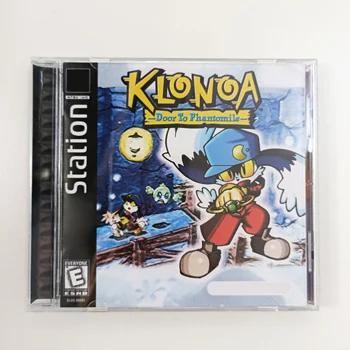 Klonoa 문짝 to Phantomile 게임 디스크 복사, 수동 시리즈 잠금 해제 콘솔 스테이션 1 레트로 광학 드라이버 비디오 게임 부품 