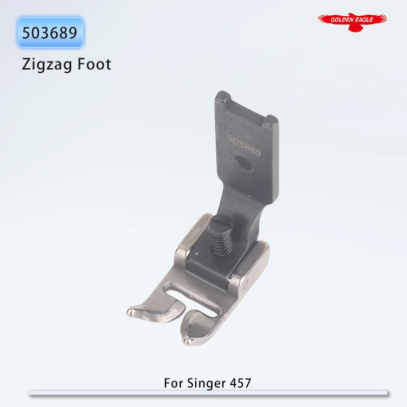 503689   Prensatelas con bisagras y punta abierta para Singer 107G, 107W, 143W, 307G, 457G, 457U, máquina de coser Industrial en Zigzag, ancho 16mm