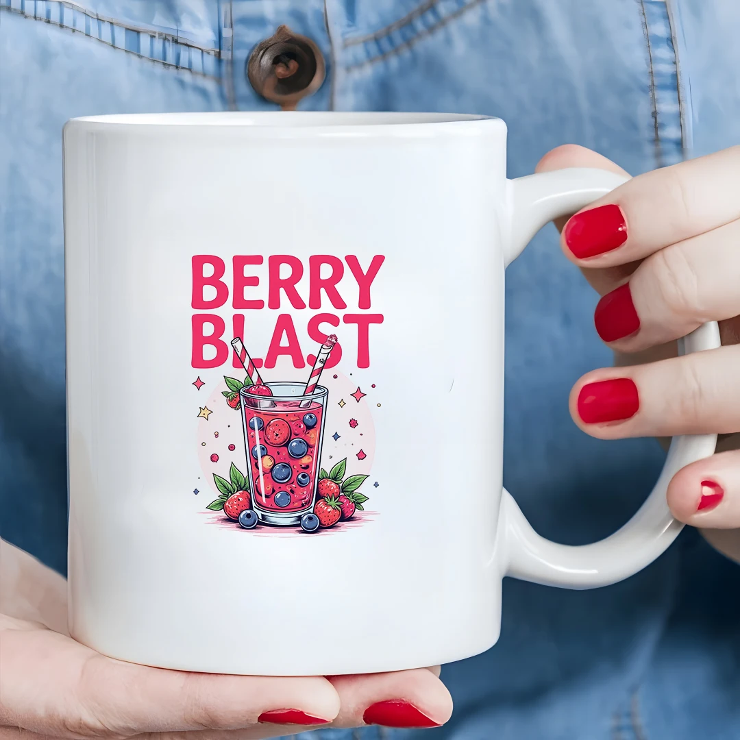 

11oz Mug + Berry Energy Cup + Kids Cold & Hot Drink Cup + Christmas Gift + Office Fashion Cup