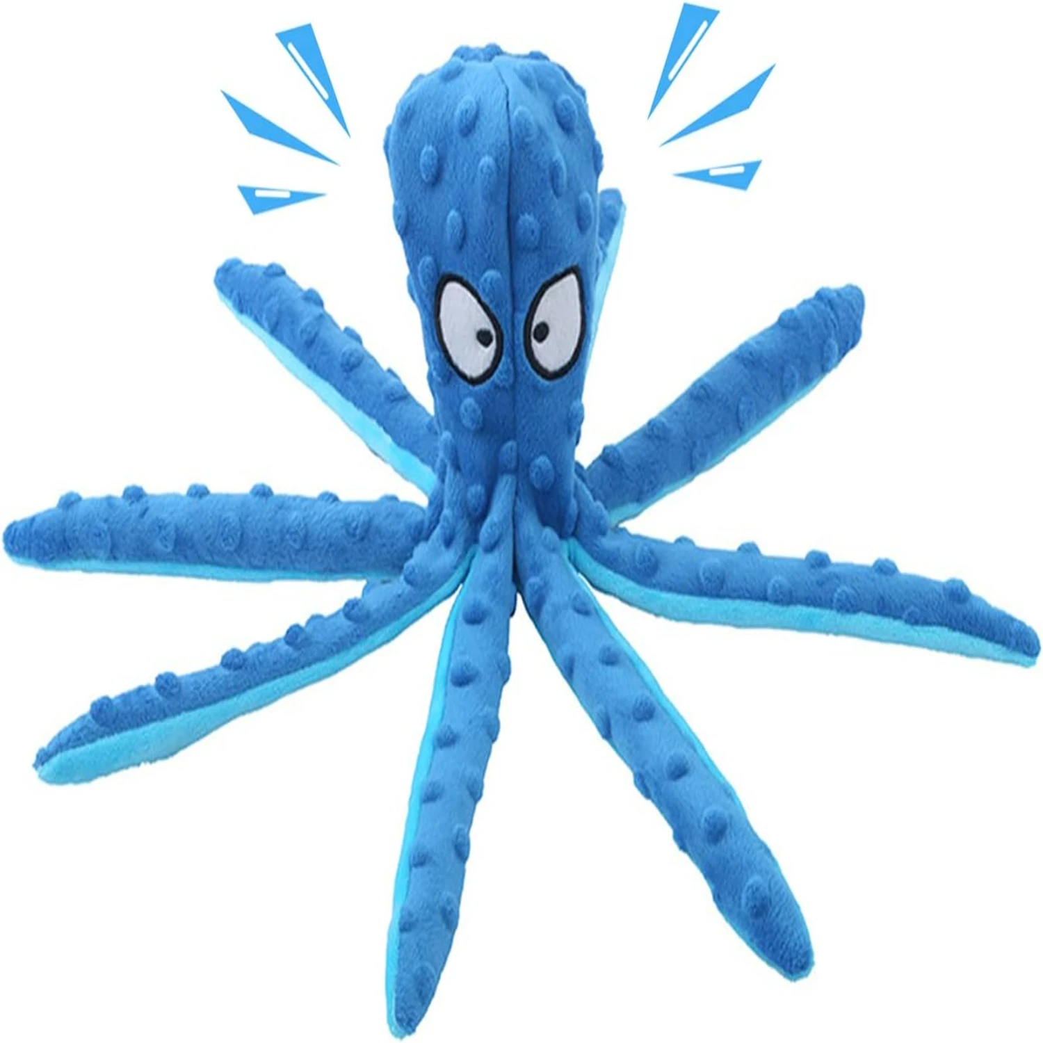 

Engaging and Playful Orange Octopus Dog Toy - Interactive and Fun Teething Toy for Small to Medium Dogs - Ideal Choice with Sque