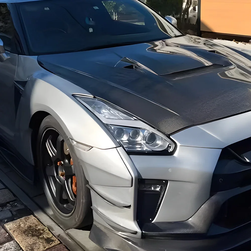 

For Nissan GT-R 2007-2014 LED Car Headlight Assembly Upgrade High-Quality Daytime Running Lights with 3 Projector Lens