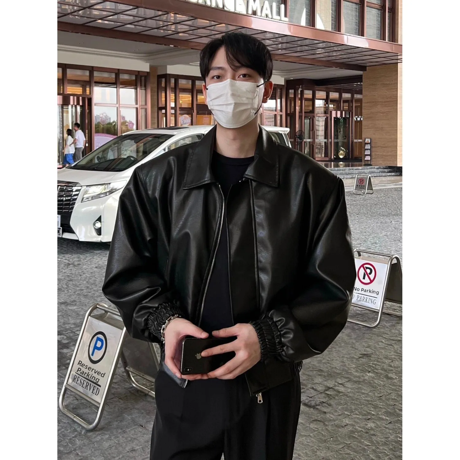 

Мужская кожаная куртка Cleanfit ort Thiened, осень-зима, большой размер, 3 кг, хлопковые подушечки-полки, высококачественное ощущение