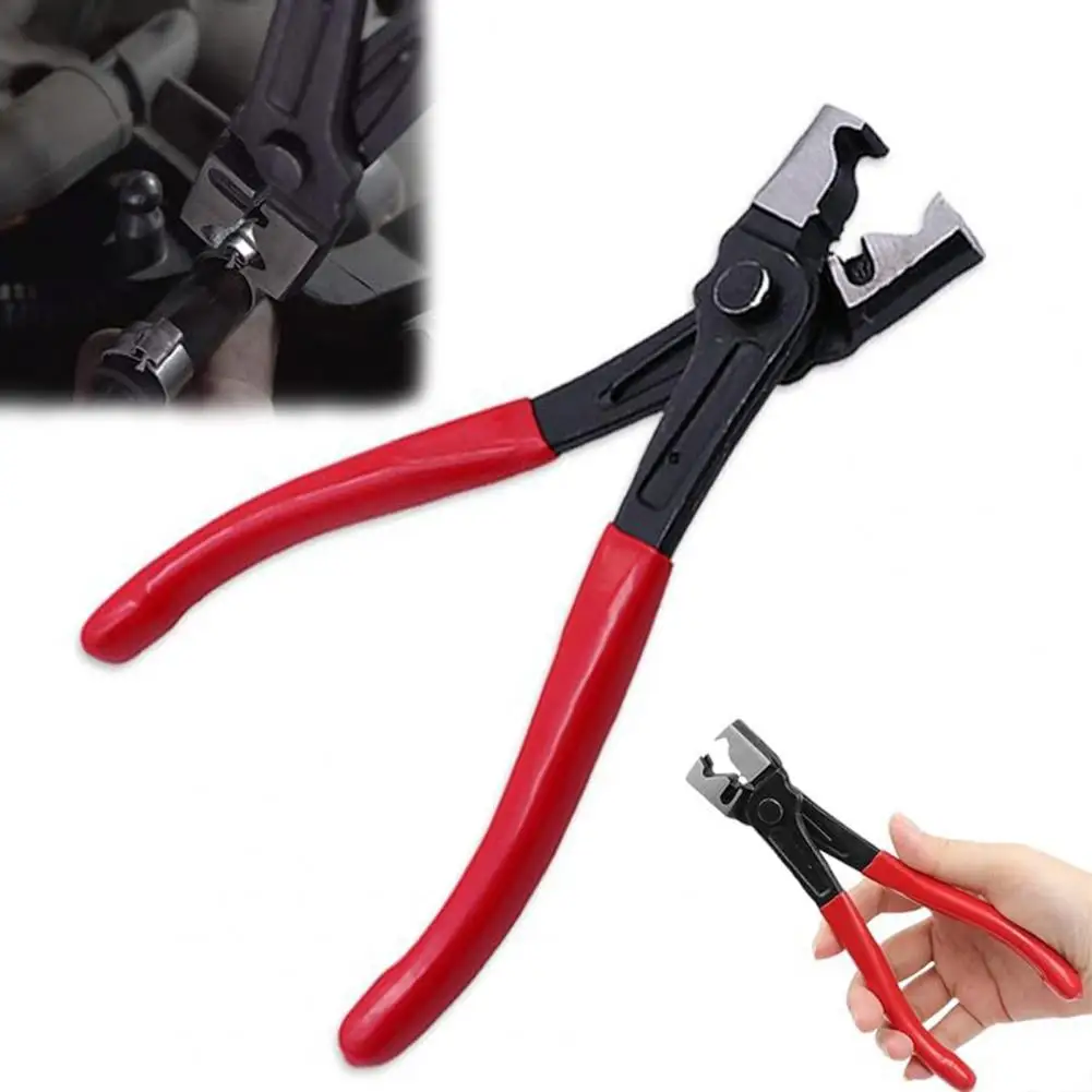 Car Hose Clamp Pliers with Non-Slip Handle Compact Size Portable Automobile Collar Pliers CV Boot Clamp Repair Tools