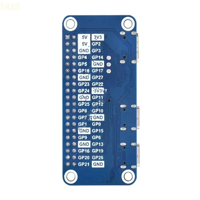 Y8AD Development Board For RPi Rp2040-pizero Microcontrol Board Low Power Microcomputers High Performances 264KBSRAM