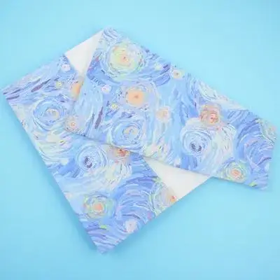 Premium Handmade Fabric Book Sleeve Cover A4 Size Journal Notebook Planner Travel School Diary Composition Book Protector view 6