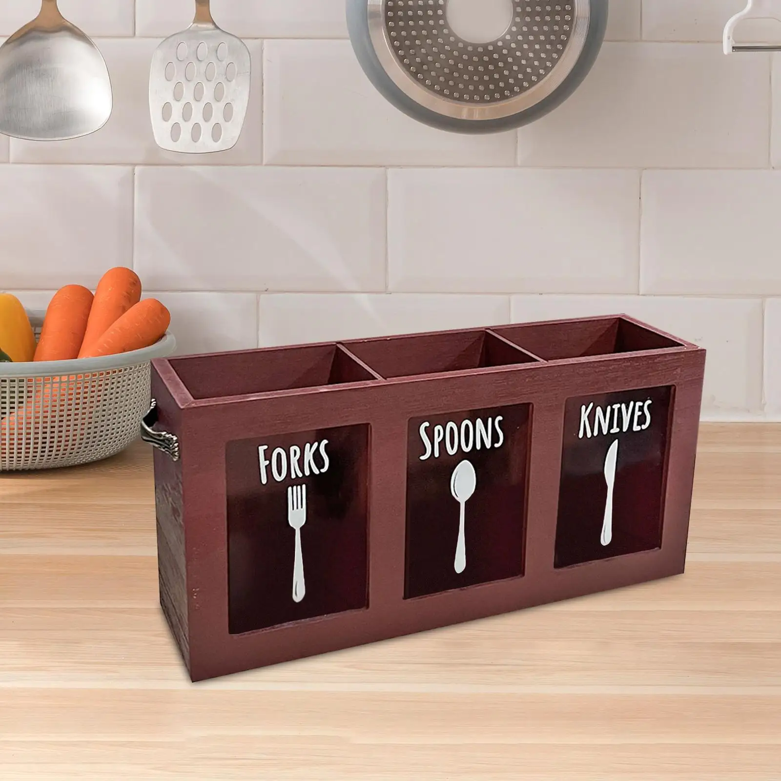 حامل أدوات المطبخ ملاعق السكاكين الشوك المنظم الديكور تنوعا أواني الفخار حامل أطباق لكونترتوب الحفلات #4