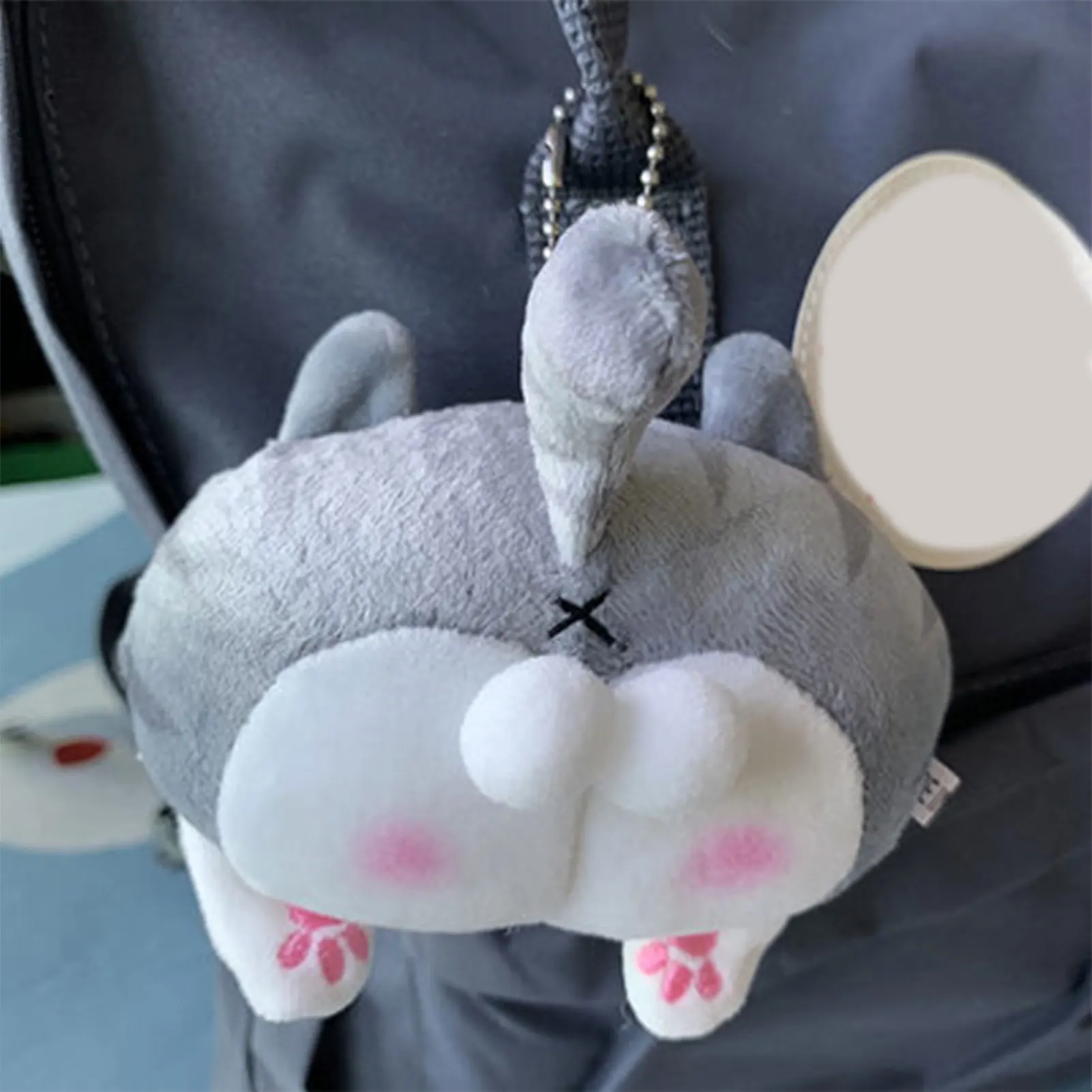 

Cute Cat Butt Plush Toys Corgi Pig Butt Keychain Soft Fidgets Toys Female Bag Decoration Student Fashion Girls Child Gift