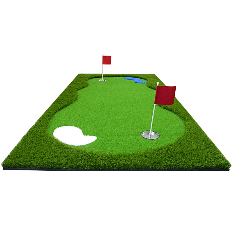 SXL Popular Indoor Outdoor Golf Putting Mat Size Custom Premium Artificial Grass Golf Putting Green