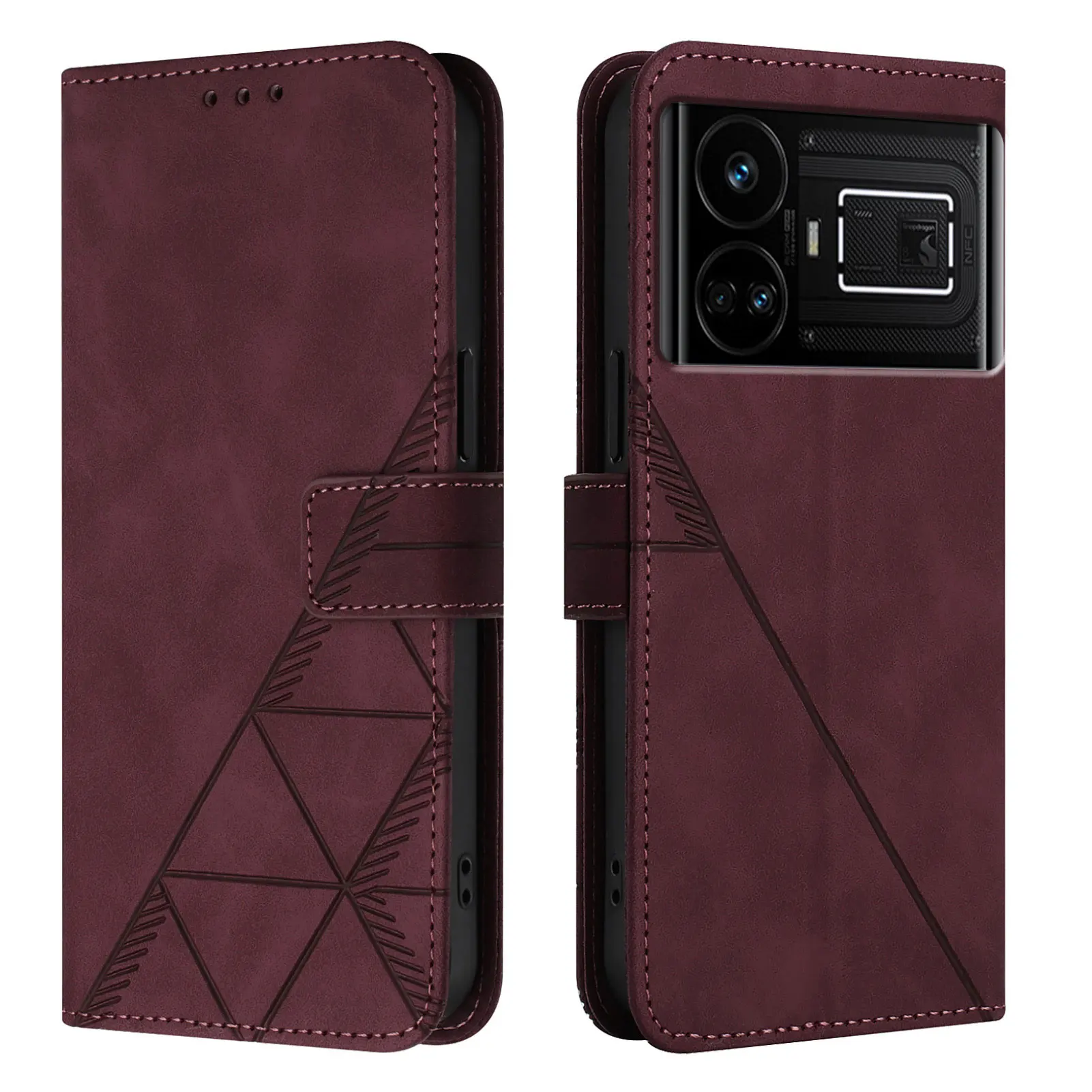 Leather Wallet Flip…