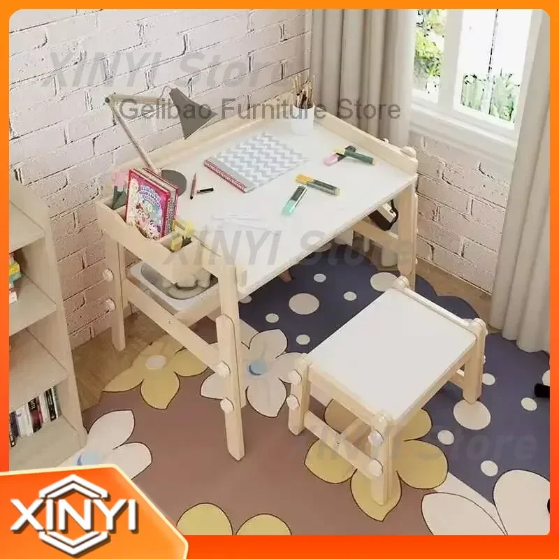Table for Elementary Kids Children Desk for Student Study Child Room Furniture School Tables Childrens Classroom Children's