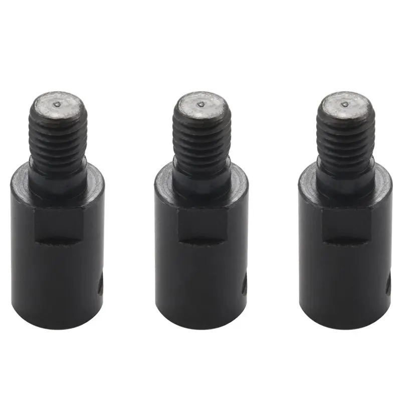 ABUL-3Pcs M10 5 Mm Dc Motor Shaft Drill Adapter For Saw Blade Connection Coupling Joint Connector Coupler Sleeve Tools