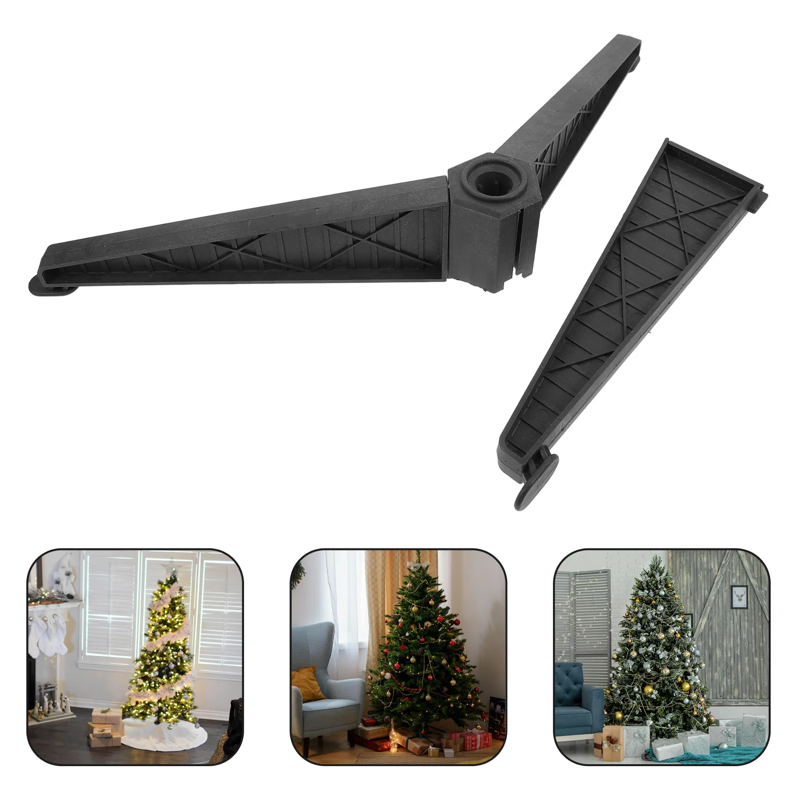 

Christmas Tree Stand Plastic Bracket Easy to Assemble Festive Atmosphere Must Have Accessory Christmas Tree Stand
