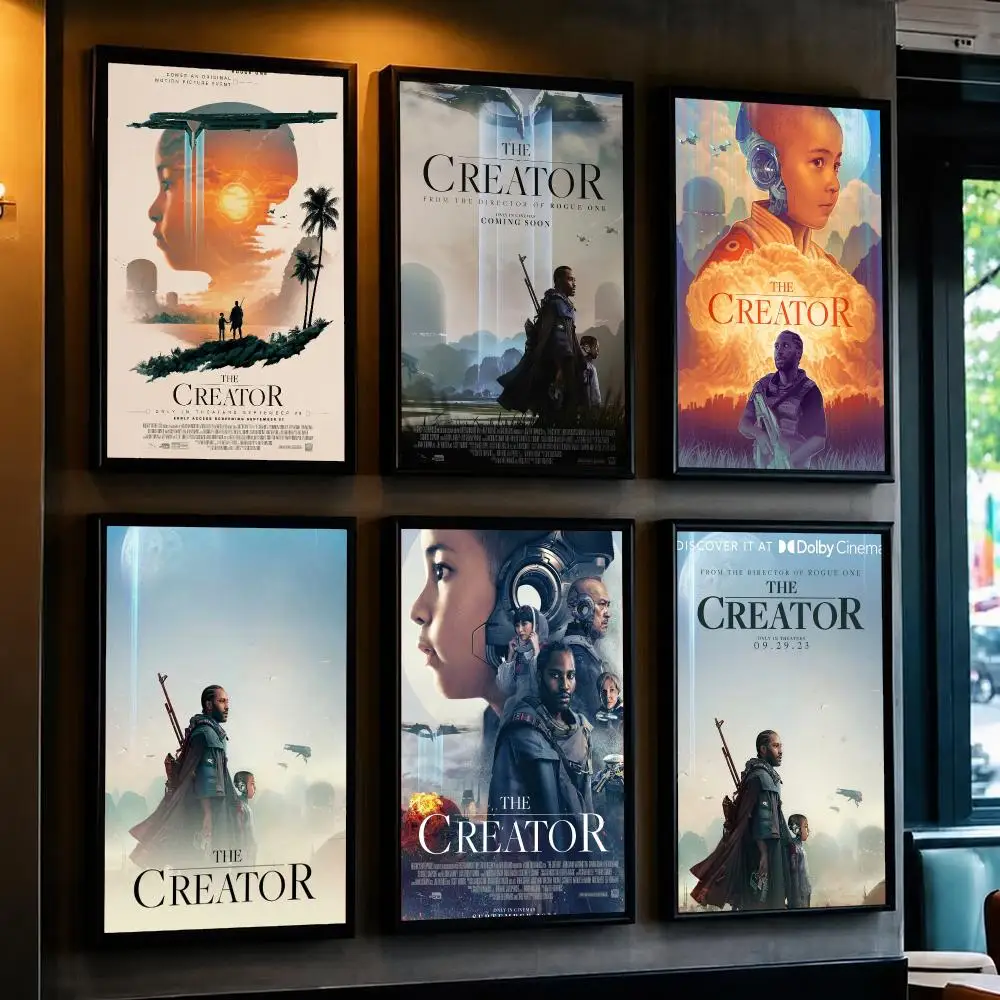 classic movie T-The Creator 2023-R Poster Decorative Wall Art Sticker for Cafe Office Bedroom and Living Room