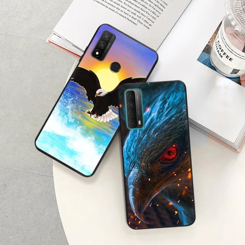 Phone Case For Honor X9b X6 a X7 X8 b 4G 70 90 x7b Magic5 Colorful Eagle Huawei P20 P30 P40 Lite P-SmartZ Soft Protective Cover