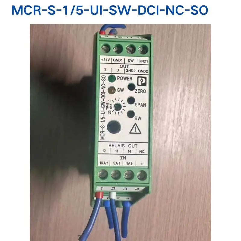 Second-hand test OK PHOENIX isolator MCR-S-1/5-UI-SW-DCI-NC-SO  2814993