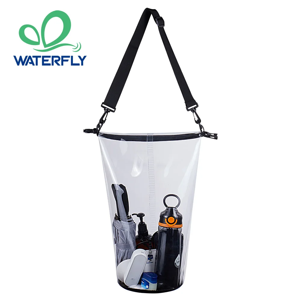 Clear Crossbody Purse Bag Waterproof Bag Floating Dry Sack for Kayaking Boating Stadium Approved Concerts Bag