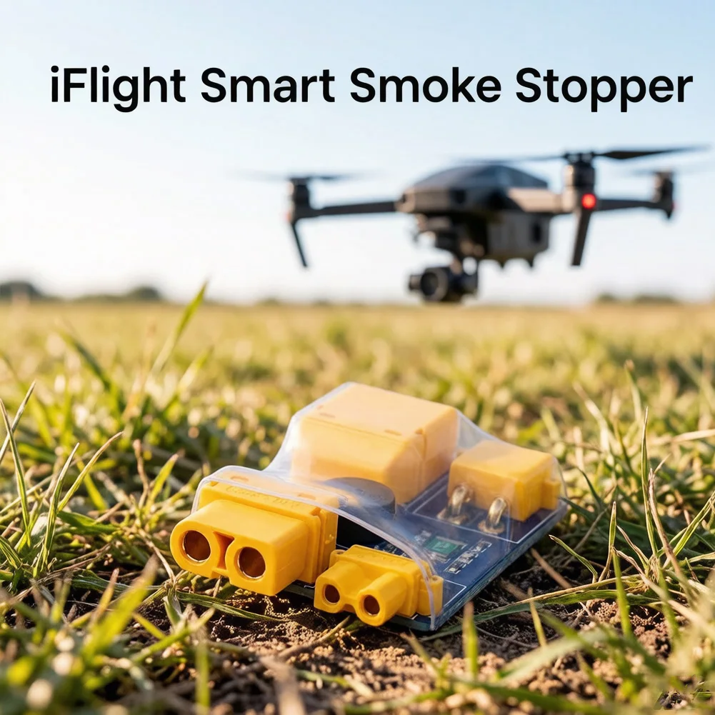 iFlight XT30 / XT60 Sicherheits- und Kurzschluss-Schutzstecker mit Smart Smoke Stopper für FPV-Renndrohnen und Flugzeugmodelle