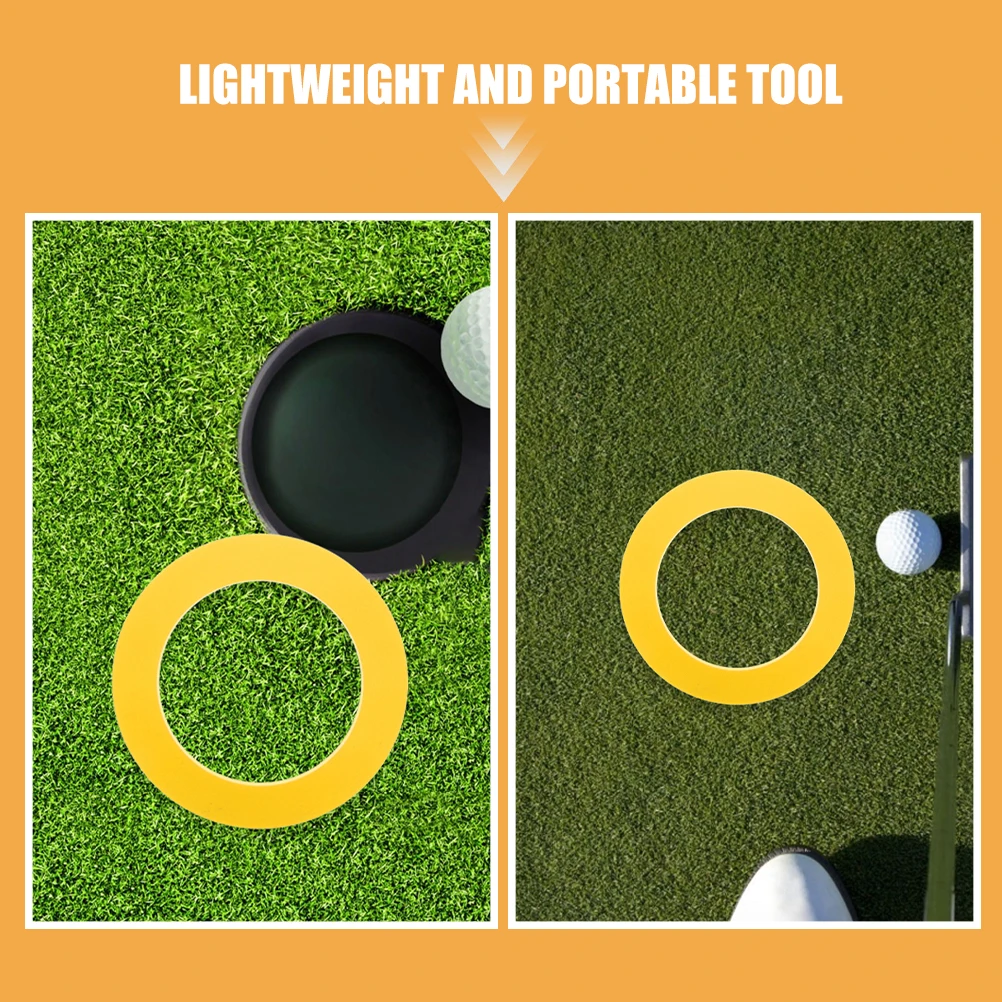 2 قطعة أكواب تدريب وضع الجولف المحمولة المنقولة الهدف حفرة للفناء الخلفي داخلي في الهواء الطلق ممارسة دقة كوب تدريب الغولف #4
