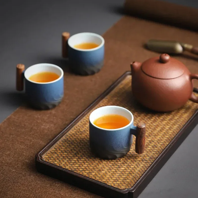 70ml Ceramic Retro Coffee Cup Office Water Cup Filter Tea Mug Ceramic Coffee Mug Handmade Tea Coffee Cup Birthday Gift