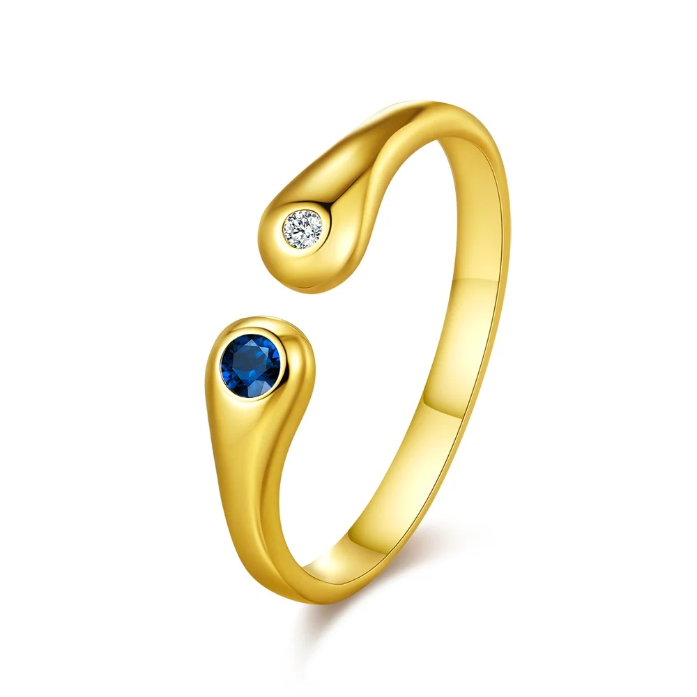 Women's Adjustable 925 Sterling Silver Animal Hoop Ring