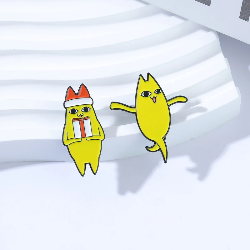 2-3pcs/set Lab Rat Chemistry Doctor Nurse Uniform Teddy Bear Enamel Pins Anime Yellow Cat Couple Goose Brooches Bag Lapel Badge view 2