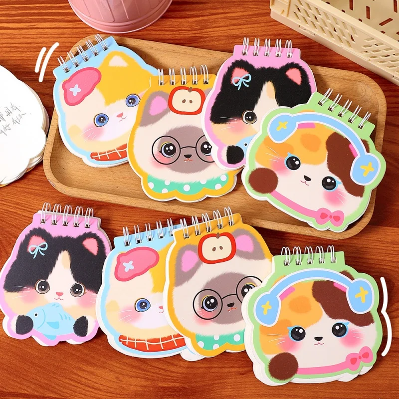 

20pcs/lot Kawaii Cat Coil Notebook Cute Portable Note Book Diary Planner Stationery School Supplies