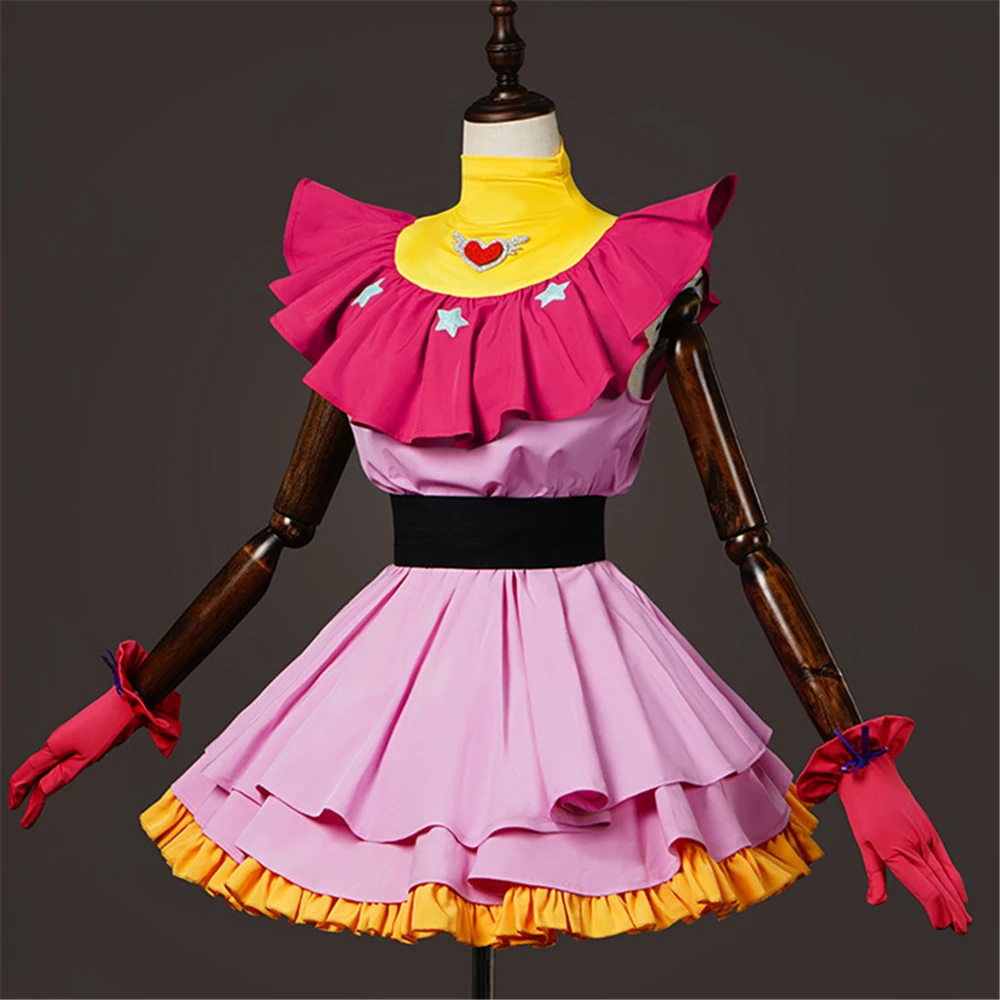 Neue japanische anime oshi no ko kind hoshino ai cosplay kostüm halloween performance tanz kleider geburtstag rosa lolita kleid