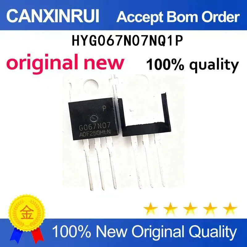 (5-100 Pieces)Brand new original HYG067N07NQ1P G067N07 TO-220 controller 68V 80A chip IC