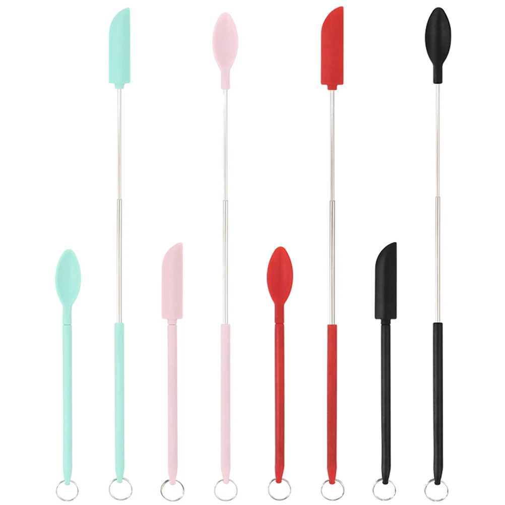 

8 Pcs Stainless Steel Spatula Set Household Jam Honey Spreader Multi function Ketchup Bakery Tool Easy Clean