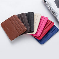 Ultra Slim Front Pocket Wallet Mens Women Wallet With Card Slots Travel Credit Card Holder Wallet Money Clip