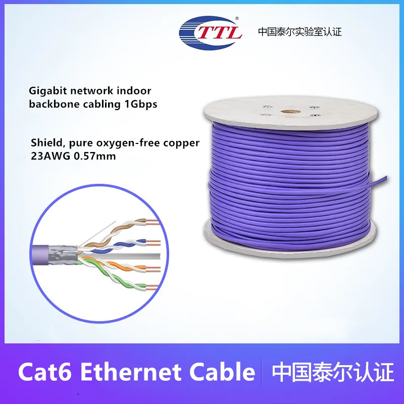 

5m 20m Cat6 Ethernet Cable Shielded Twisted Pair LAN Wire High Speed Internet Network Cable Cat 6 Laptop Router RJ 45 Patch Cord