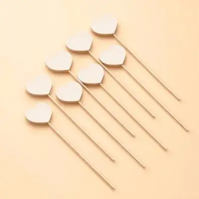 Kit de Artesanato DIY para Crianças com 8 Peças, Bastão de Fada de Madeira para Pintura, Atividade de Arte Criativa, Presente de Desenvolvimento