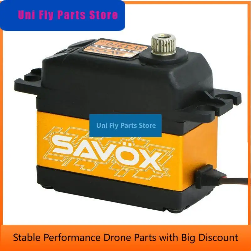 UniFlyOriginal SAVOX SV 1270TG+ High Voltage Coreless Digital Servo W/ Soft Start 0.10sec / 624.9oz 8.4V For RC Car / Airpiane