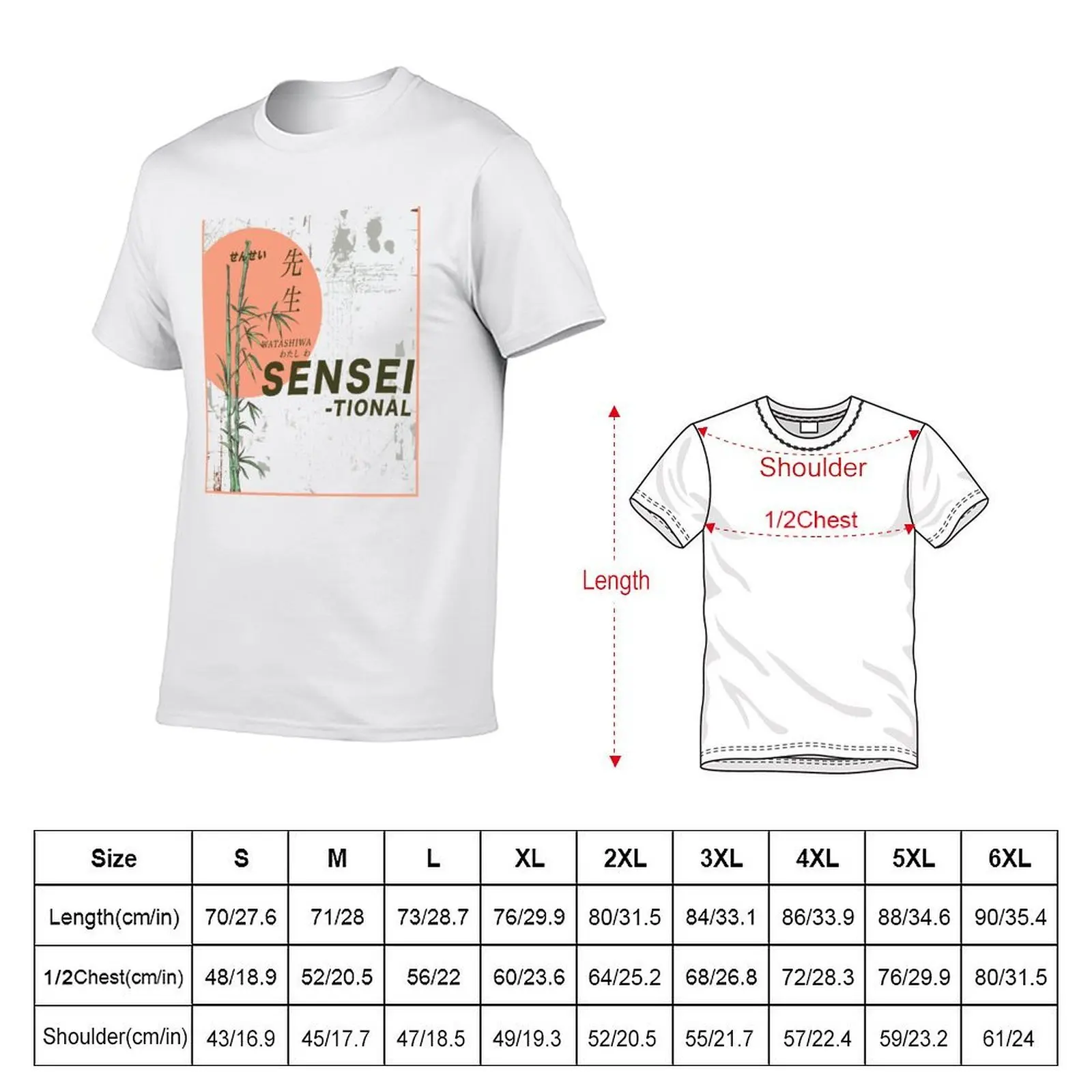 Sensei Japanese T-Shirt essential t shirt shirts graphic tees compression shirt men