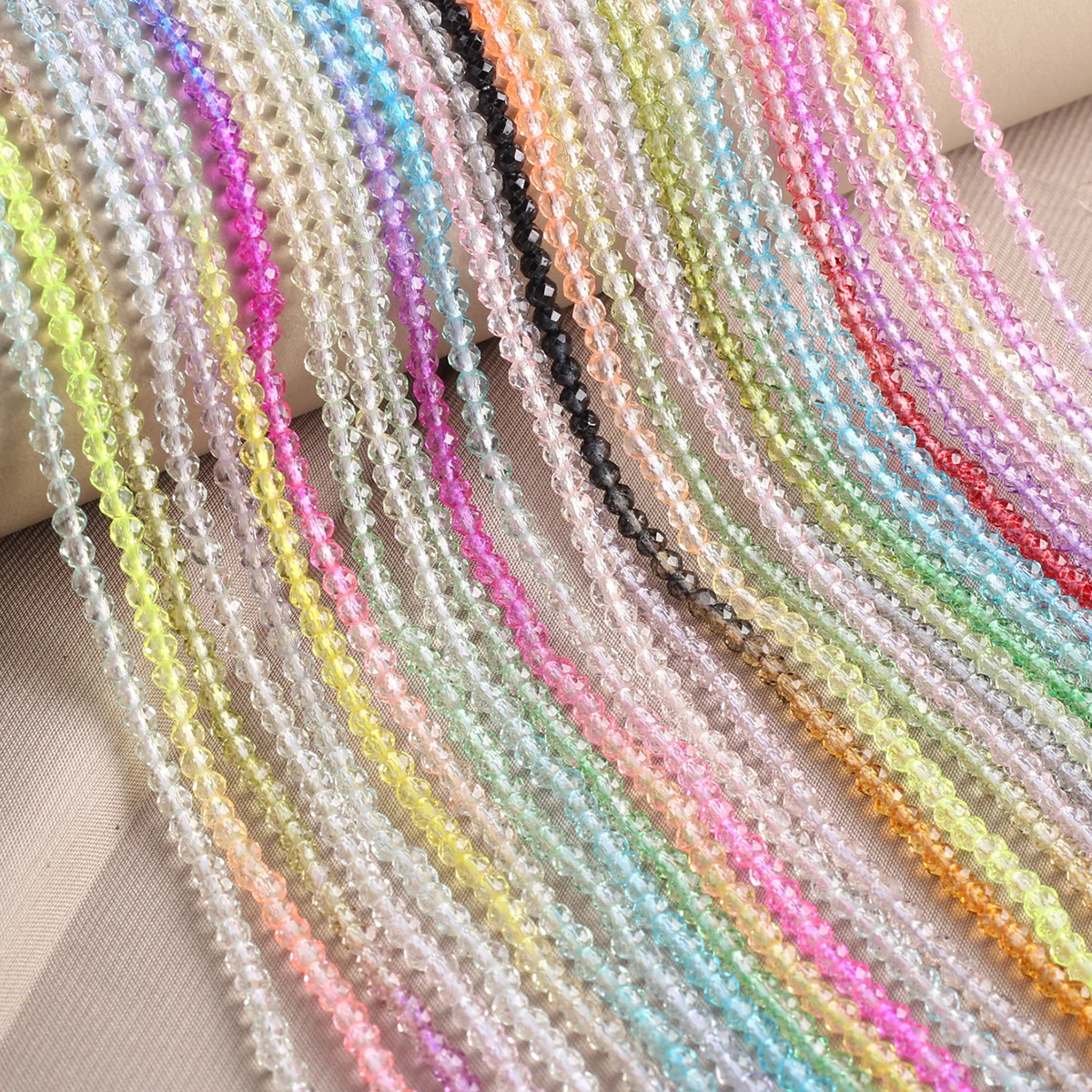 Gradient Natural Stone Beaded Faceted Loosely Isolated Loose Beads Jewelry Making Supplies DIY Necklace Bracelet Accessories