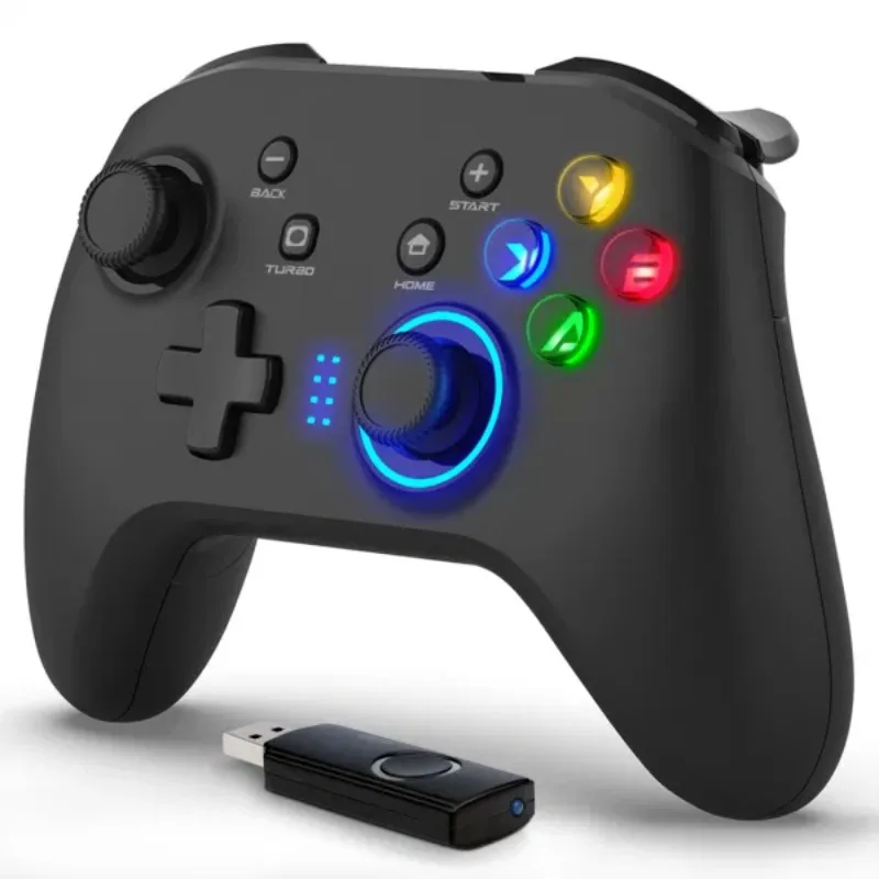 Wireless Gaming Controller Game Controller for PC Windows 7/8/10/11 PS3-5 Switch TV Box Dual-Vibration Joystick Gamepad