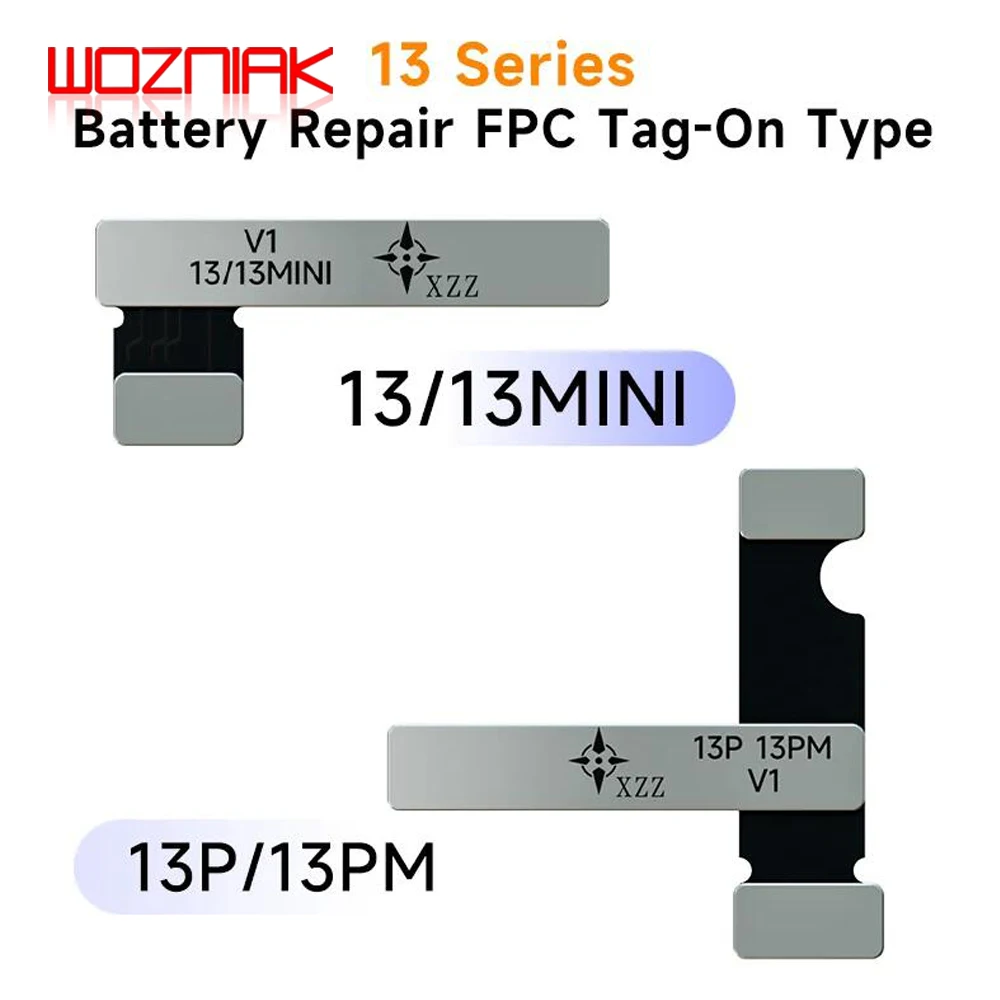 XZZ Battery Repair Flex Cable Tag On For iPhone 14 Pro Max 13mini