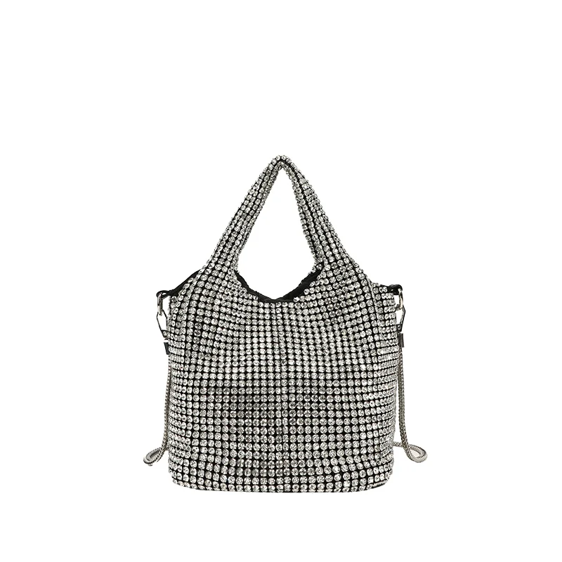 

Diamond Encrusted Crossbody Sparkling Evening Bag Water Diamond Buet Bag Faionable Handbag for Young Adults
