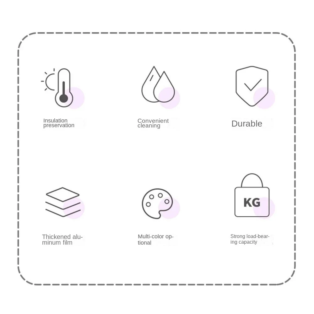 Borsa da pranzo impermeabile per cartoni animati Borsa termica per alimenti carina di grande capacità addensata con manico Borse da viaggio per picnic Bambini