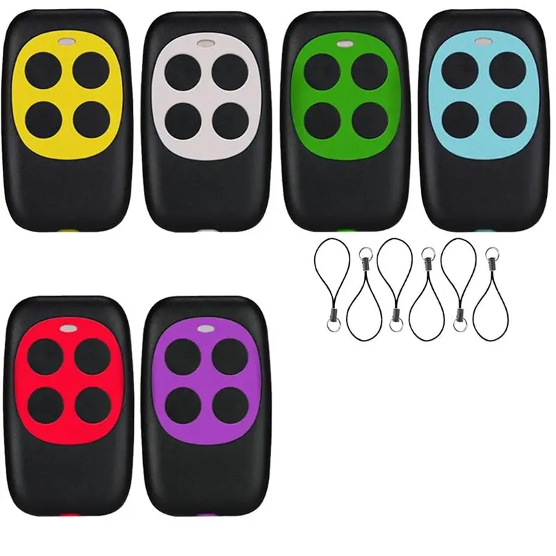 Mhz Garage Door Opener Remote Control Universal 433.92Mhz Garage Door Handheld Transmitter 6Pcs Remote Control Set-Y41A