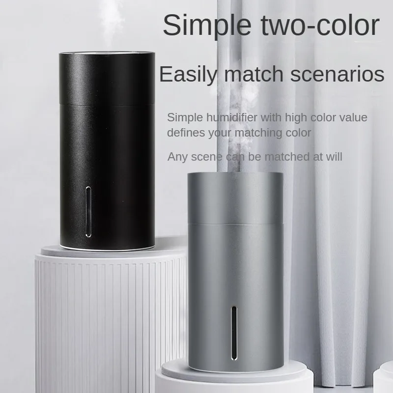 Umidificatore per auto ricaricabile muto colorato luce ambientale USB umidificatore portatile diffusore di fragranze per olio essenziale di veicoli