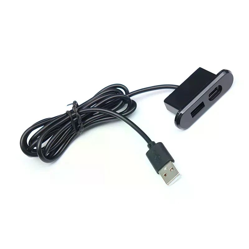 

Для офиса, спальни, стола, встраиваемые розетки, 1 USB-A и 1 Type-C, встроенная настольная розетка со скрытым удлинителем 1,2 м