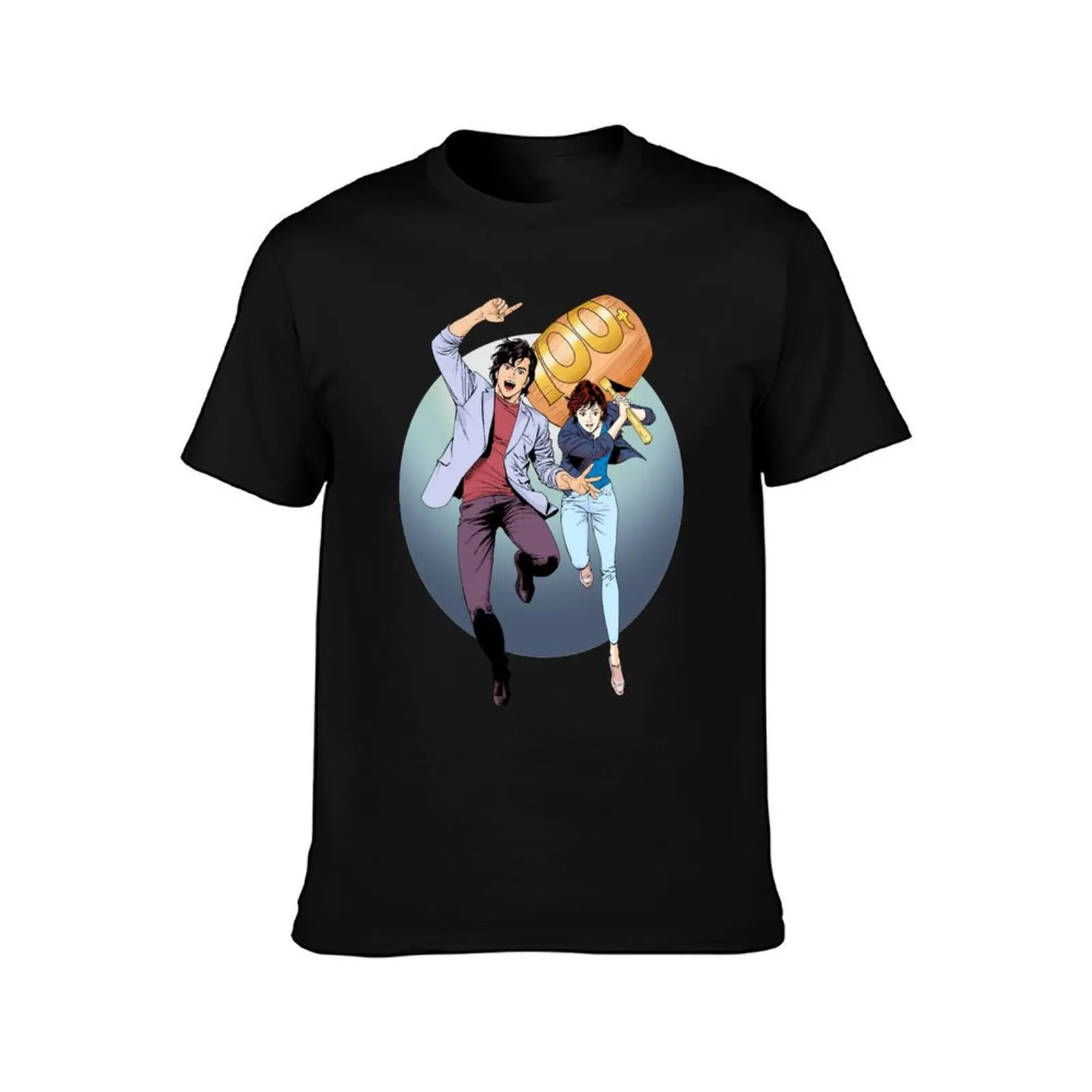 City Hunter alias Nicky Larson100 tonnes T-Shirt graphic t shirts for man funny t shirts man T-Shirt