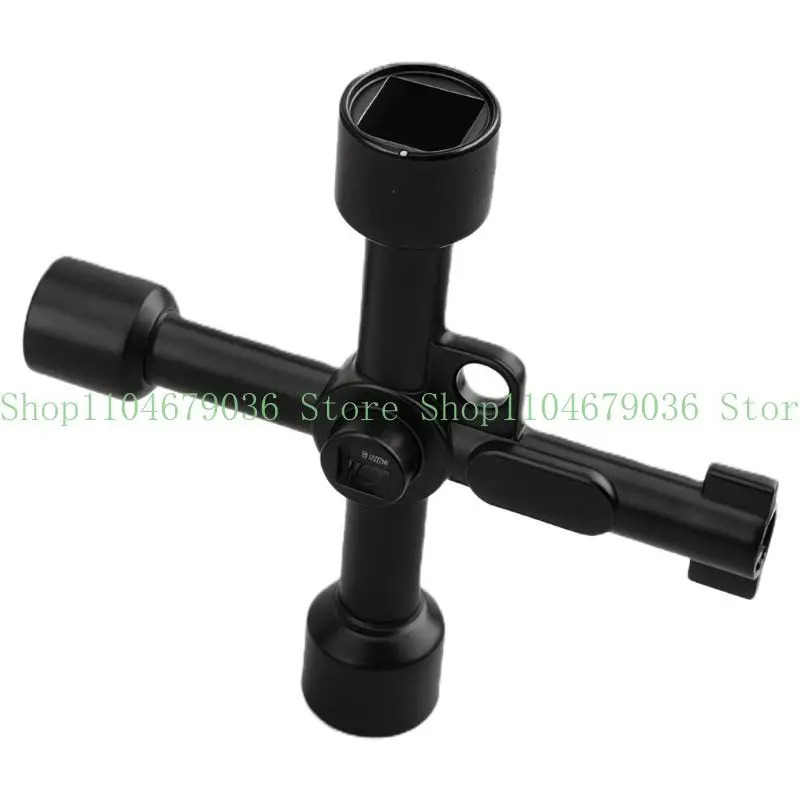 652F 4 -Wege -Dreiecksschlüsselschlüssel für Zug elektrischer Aufzugsschrank professionelle Dreieckschlüsselwerkzeug