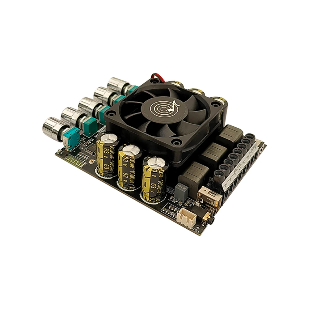 160W+160W+220W 2.1 Channel Bluetooth Sound Amplifier Board Heavy Bass Amplifier Module ADAU1701 TDA7498E Audio AMP DAS A1