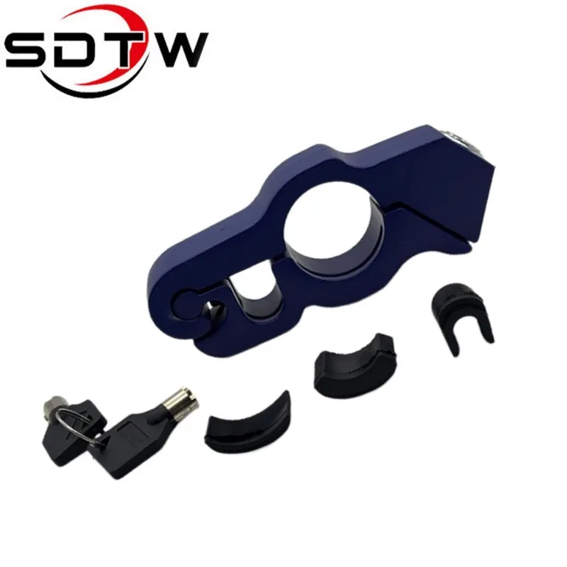 

SDTWMotorcycle Handlebar Lock Handlebar Brake Handle Solid Lock Imitating Steal Lock Pull Rod ATV Dirt Street Bikes Anti Theft