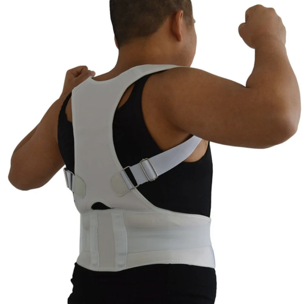 Magnetic Posture Corrector for Adults Back Support Belt Body Shaping Spine Alignment Hunchback Correction Back Brace - view 4